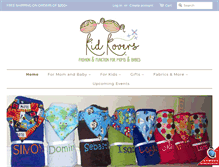 Tablet Screenshot of kidkovers.com